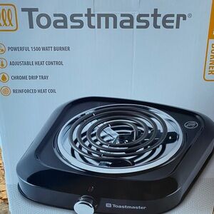 Toastmaster Black Electric Burner